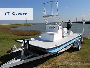 13 ft Scooter fishing boat